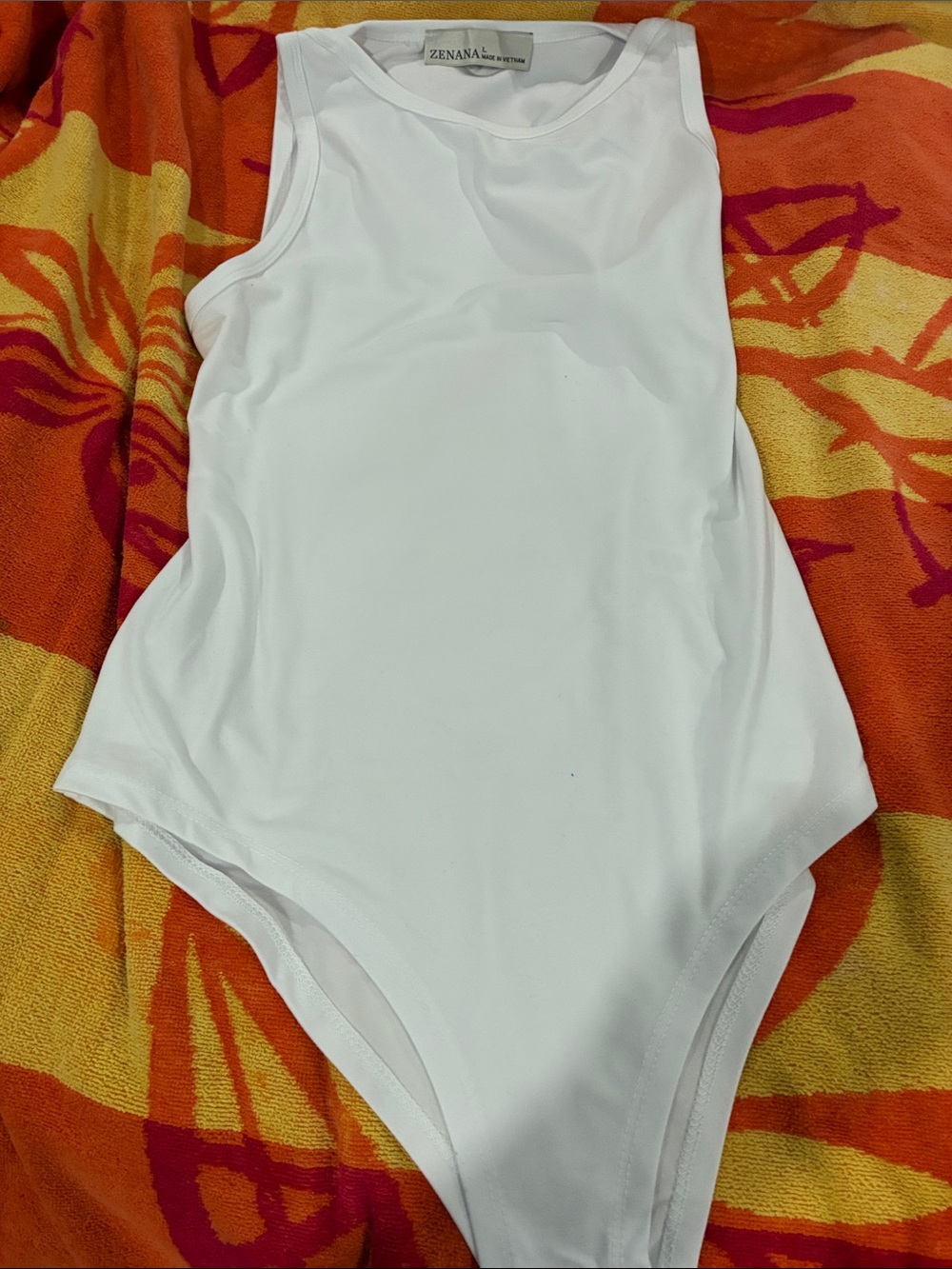 Zenana Outfitters Crewneck Bodysuit NWOT